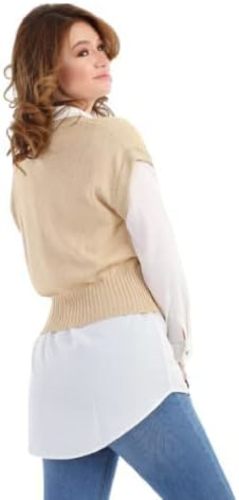 Short-Sleeve Vest with Regular Fit for Women