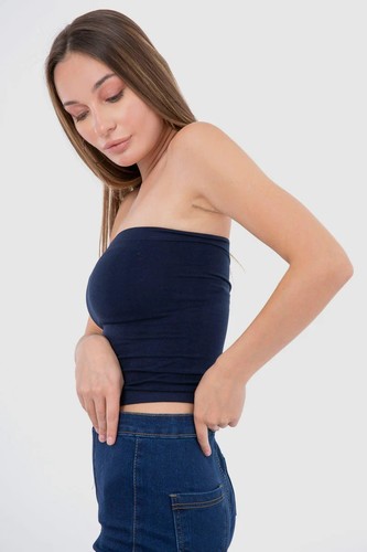 Seamless Strapless Microfiber Bodysuit
